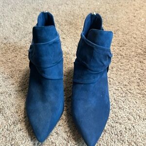 WHBM Navy suede booties.  9. NWT